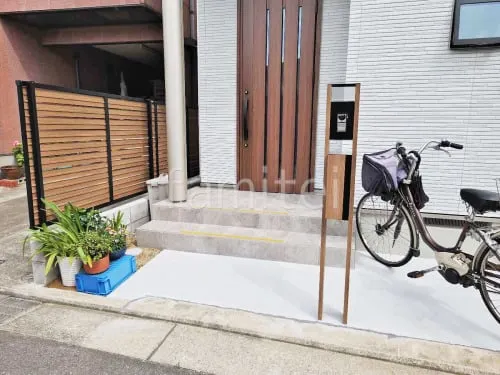 堺市 リフォームシンプル オープン外構