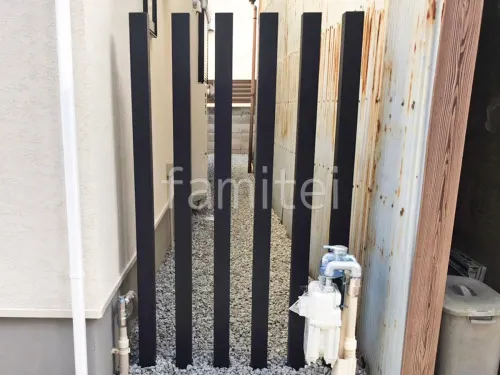 吹田市 新築ベーシック オープン外構