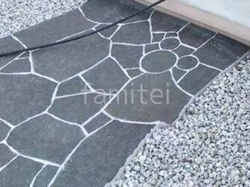 上牧町 新築ベーシック オープン外構