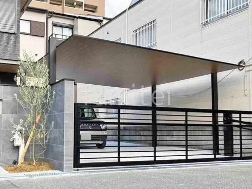 大阪市 新築ハイクラス クローズ外構