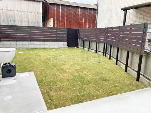 斑鳩町 新築シンプル オープン外構