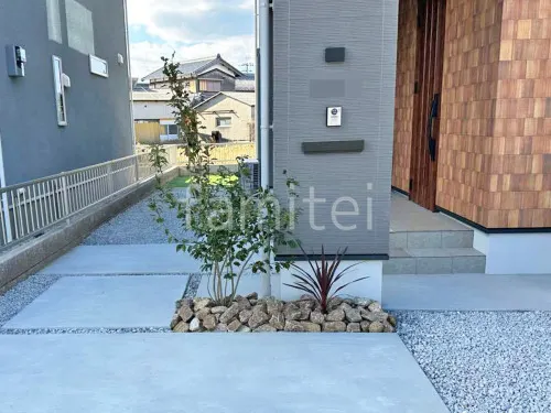 甲賀市 新築ベーシック オープン外構