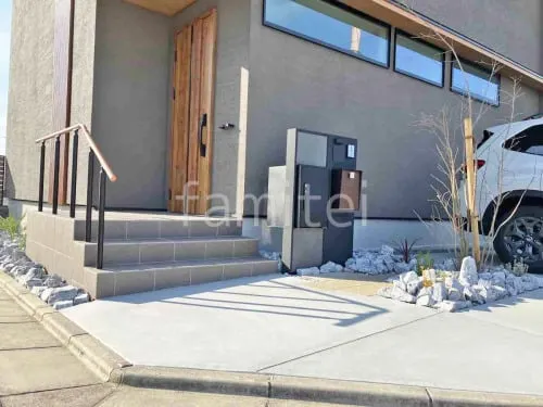 和歌山市 新築ベーシック オープン外構