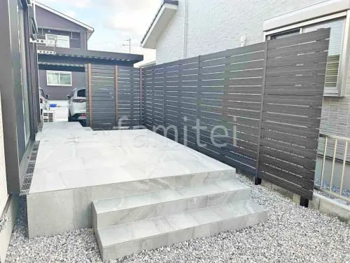 彦根市 新築シンプル オープン外構