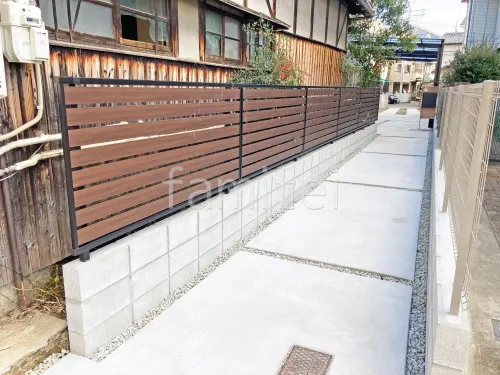 吹田市 新築ベーシック オープン外構