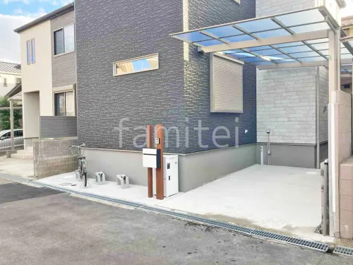 伊丹市 新築ベーシック オープン外構