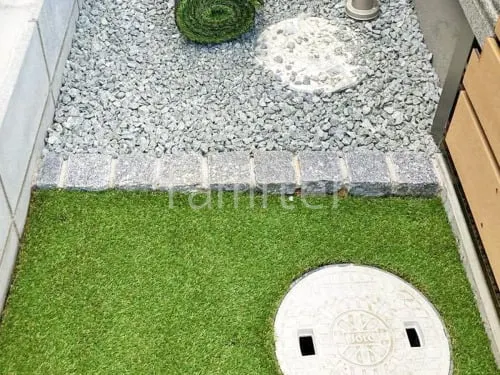 宝塚市 新築シンプル クローズ外構