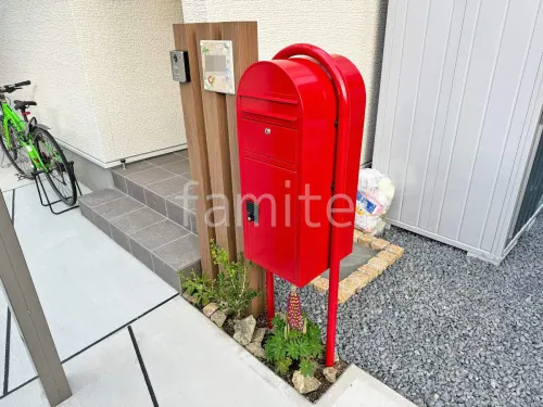 草津市 新築ベーシック オープン外構