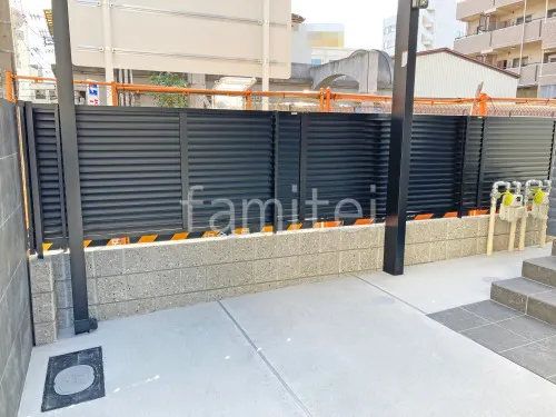 大阪市 新築シンプル オープン外構