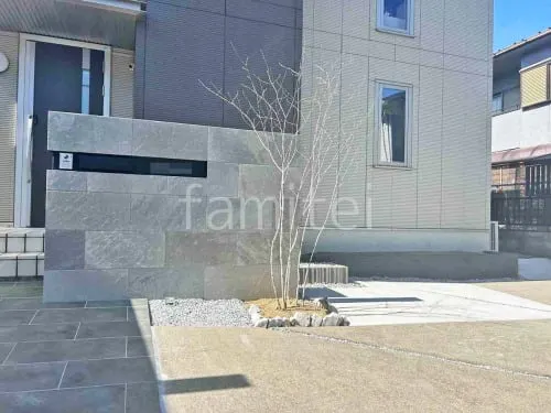 甲賀市 リフォームシンプル オープン外構