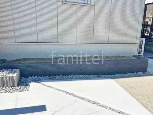 甲賀市 リフォームシンプル オープン外構