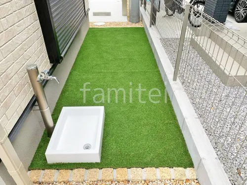 草津市 新築ベーシック オープン外構