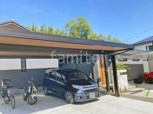 八幡市 新築ベーシック オープン外構