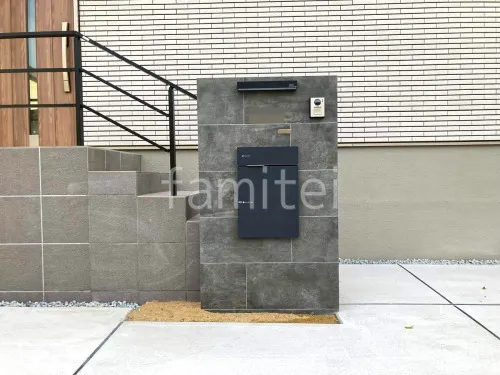 川西市 新築シンプル オープン外構