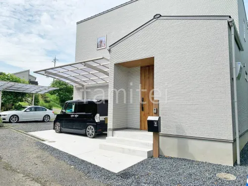 草津市 新築ベーシック オープン外構