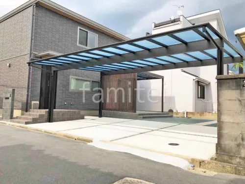 大和郡山市 新築シンプル オープン外構