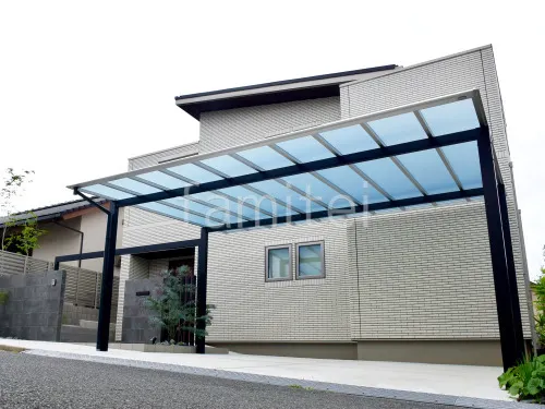 木津川市 新築シンプル オープン外構