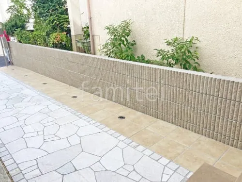 大東市 新築ベーシック オープン外構