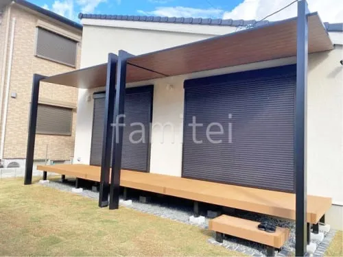 堺市 新築シンプル オープン外構