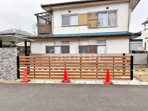 奈良市 新築シンプル クローズ外構