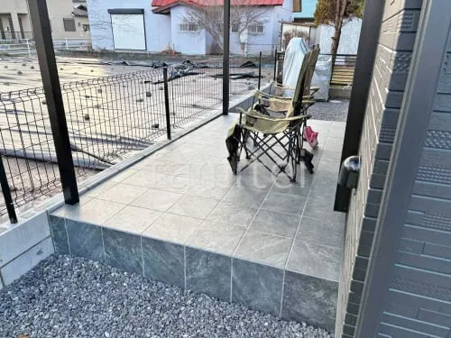 高島市 新築ベーシック オープン外構