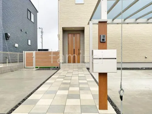守山市 新築ベーシック オープン外構