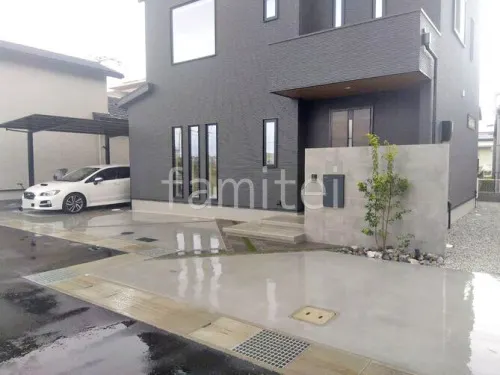 大和高田市 新築シンプル オープン外構