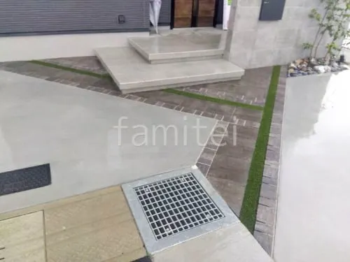 大和高田市 新築シンプル オープン外構