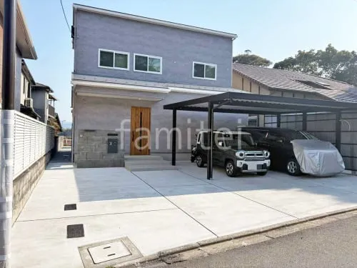 大津市 新築シンプル オープン外構