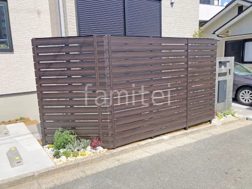 吹田市 新築シンプル オープン外構