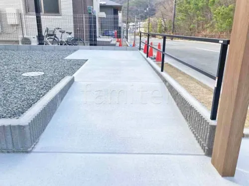 宝塚市 新築ベーシック オープン外構