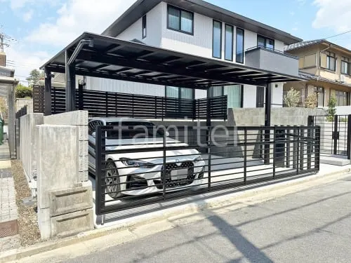 奈良市 新築ハイクラス クローズ外構