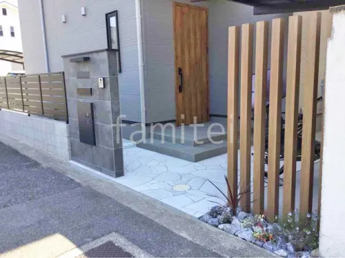 熊取町 新築シンプル オープン外構