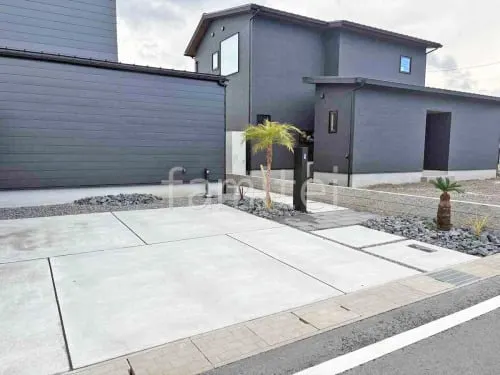 大津市 新築ベーシック オープン外構