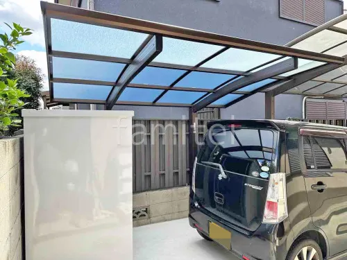 田原本町 リフォームシンプル オープン外構