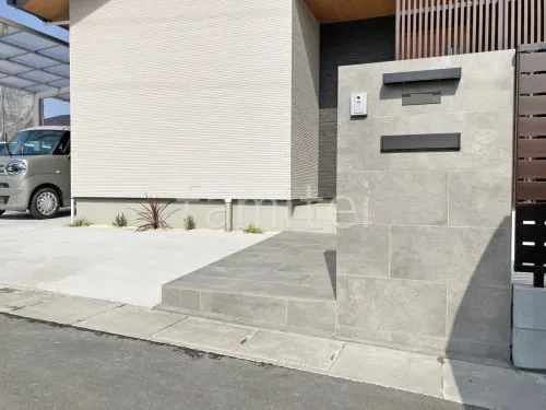 広陵町 新築シンプル オープン外構