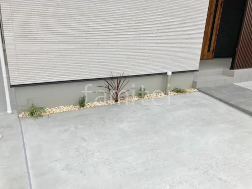 広陵町 新築シンプル オープン外構