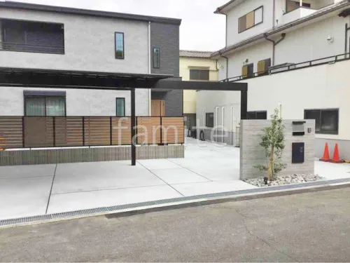 高石市 新築シンプル オープン外構