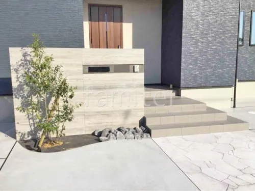 河内長野市 新築シンプル オープン外構