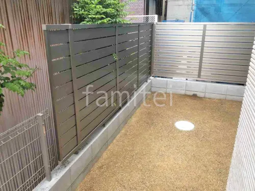 枚方市 新築ベーシック オープン外構