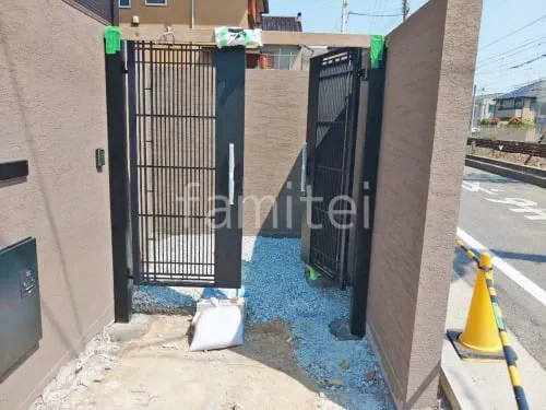 西宮市 新築ハイクラス クローズ外構