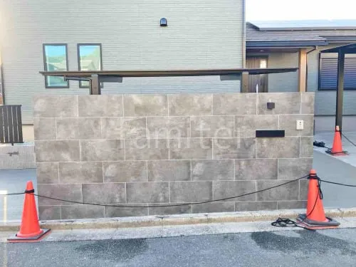 猪名川町 新築シンプル オープン外構