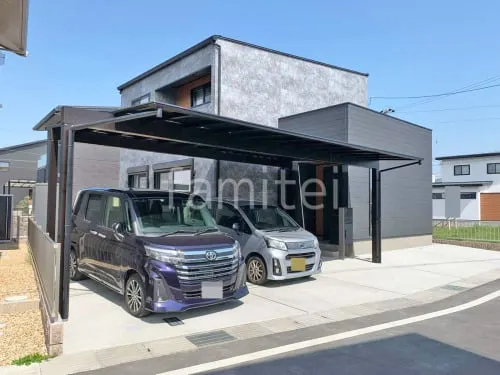 湖南市 新築ベーシック オープン外構