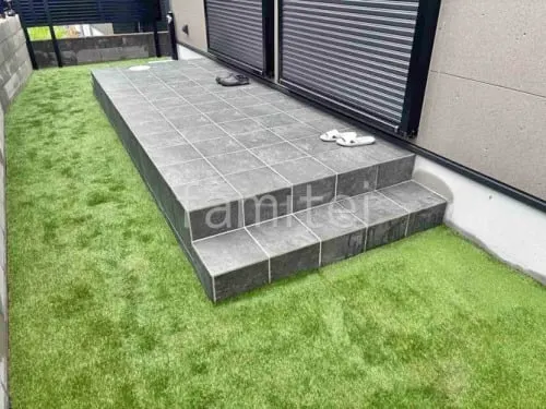 岸和田市 新築シンプル オープン外構