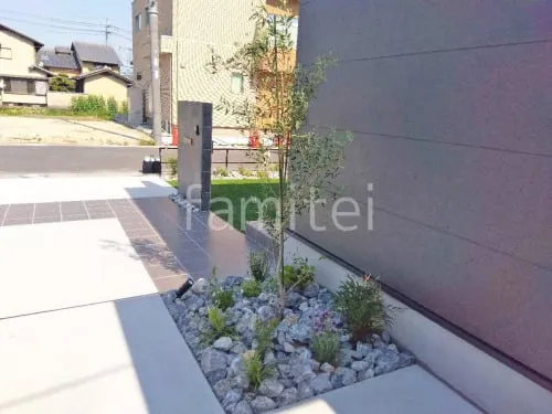 田原本町 新築シンプル オープン外構