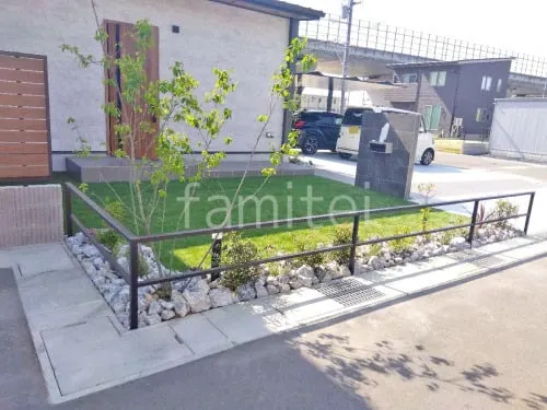 田原本町 新築シンプル オープン外構