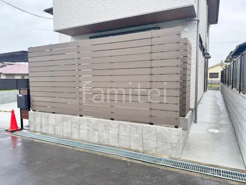 大阪狭山市 新築ベーシック セミクローズ外構