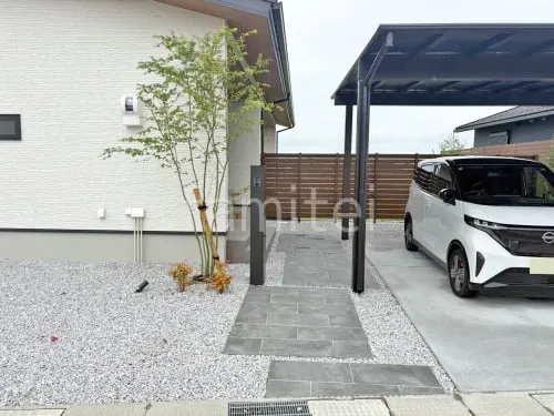 守山市 新築ベーシック オープン外構