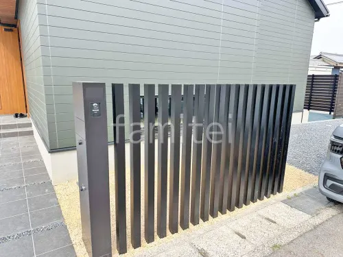 草津市 新築ベーシック オープン外構