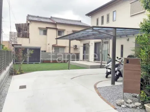 大阪市 新築ベーシック オープン外構